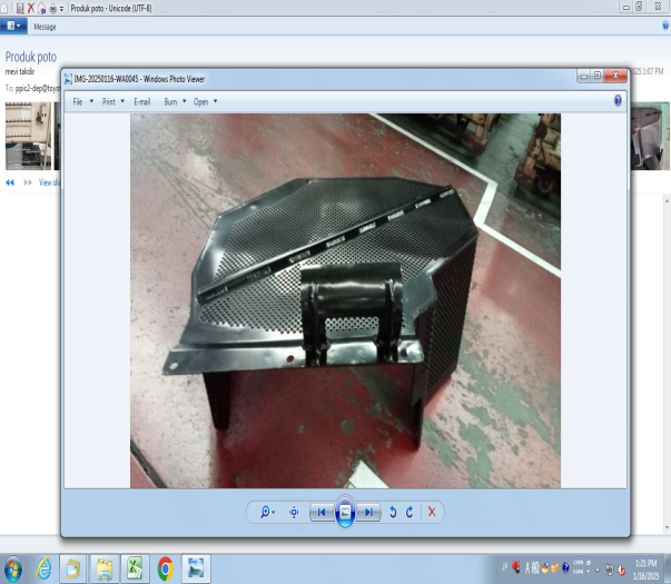 Detail penutup as produksi PT. Toyotomo Indonesia